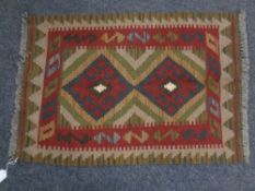 A Maimana kilim 80cm by 56cm