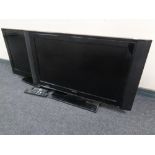 A Visteron 32" LCD TV with remote together with a further Finlux LCD TV