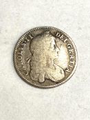 A Charles II shilling 1663