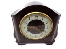 A Smiths Enfield Bakelite cased 8 day mantel clock