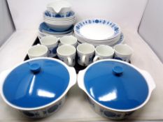 38 pieces of Johnson Brothers Snow White tea and dinner ware