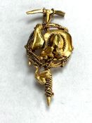 A South African miners brooch