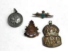 A group of silver medals including ARP,