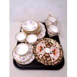 A tray of Royal Crown Derby Imari plate,