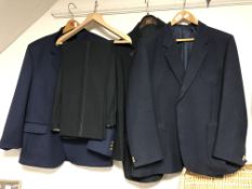 A two piece gent's Hobson formal suit together with two further gent's jackets