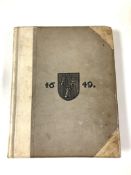 Joseph Crawhall : Chorographia, or a Survey of Newcastle upon Tyne 1649, a volume,