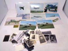A quantity of WWII photographs with negatives to include German and Russian soldiers,