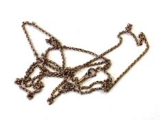 A Pinchbeck muff chain.