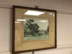 Stanley Brinton : Stocksfield, watercolour, signed, dated 1943, 20 cm x 25 cm,