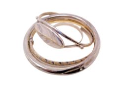 A quantity of silver and white metal bangles