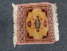 A Mori Jaldar rug 32 cm x 32 cm