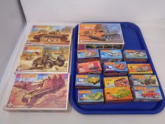 A tray of twelve matchbox Superfast and Rolamatics die cast vehicles in unplayed condition in