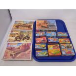 A tray of twelve matchbox Superfast and Rolamatics die cast vehicles in unplayed condition in