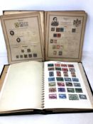 Two albums of 19th century and later world stamps