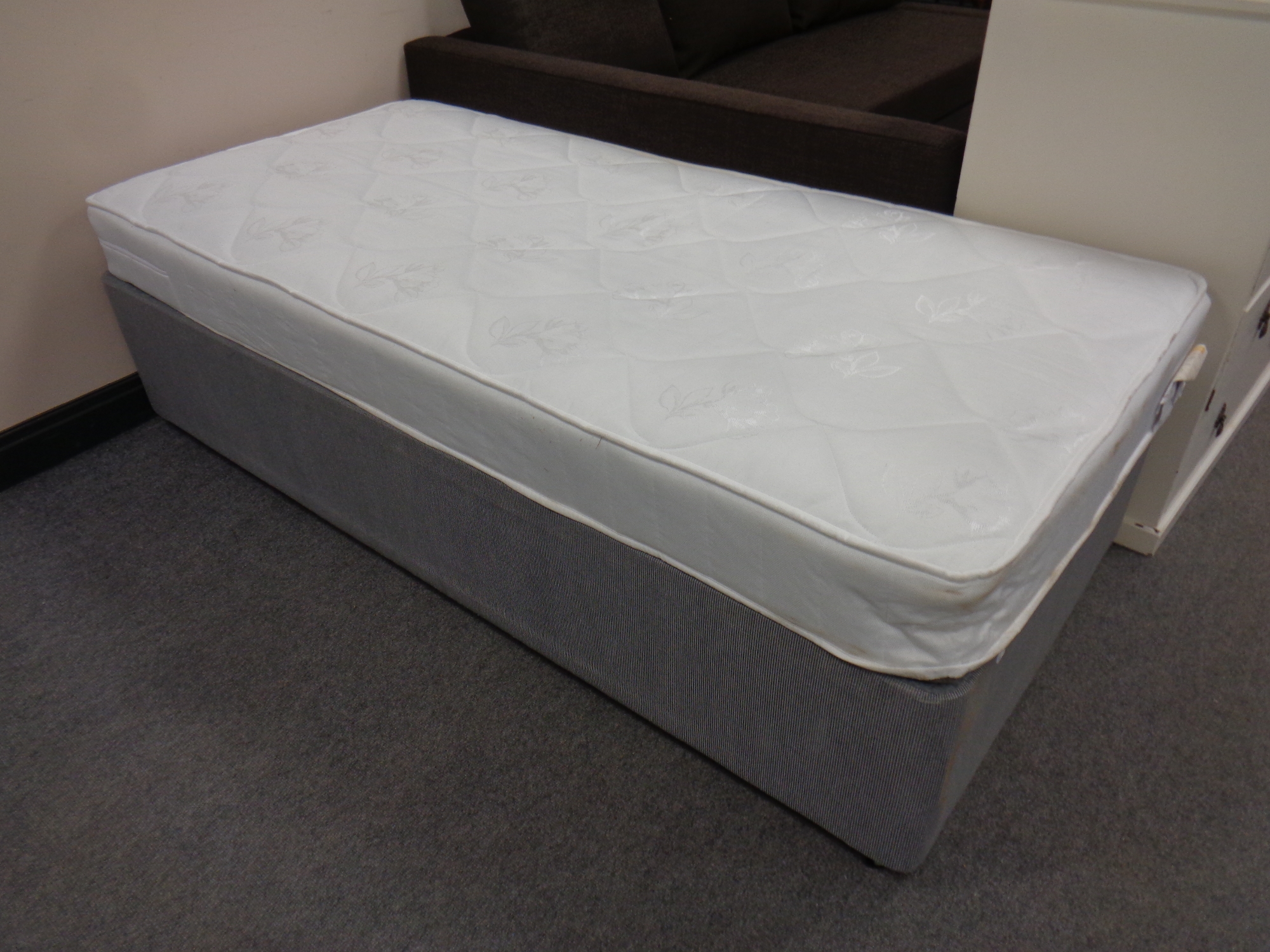 A 3' divan with mattress
