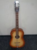 A vintage Eko acoustic guitar