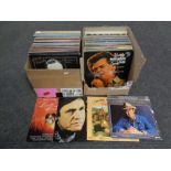 Two boxes of LP records and box sets - country and easy listening