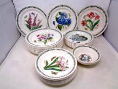 Twenty-five pieces of Portmeirion Botanic Garden dinner ware