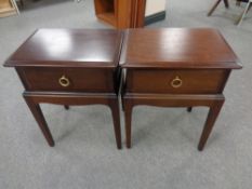 Pair of Stag Minstrel bedside tables