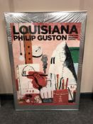 A gallery poster - Louisiana, Philip Guston. 71 cm x 101 cm.