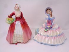 Two Royal Doulton figures - Janet HN 1537 and Daydreams HN 1731