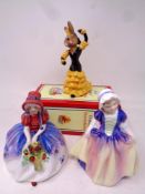 Two Royal Doulton figures - Monica HN 1467 and Dinky Do HN 1678,