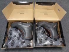 Two pairs of V12 safety boots,