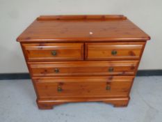 A Ducal pine four drawer chest
