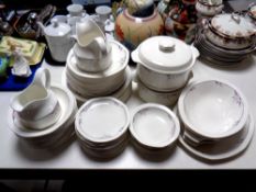 Sixty-five pieces of Royal Doulton Nimbus dinner ware