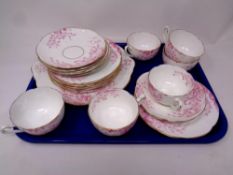 A 19th century nineteen piece R & D bone china tea service