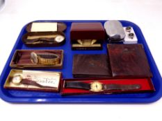A tray containing assorted lady's and gent's wristwatches to include Sekonda, Accurist, Spendid,