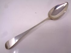 A George III silver table spoon, Dorothy Langlands, Newcastle 1806.