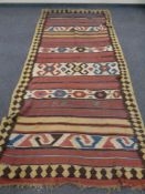 A kilim runner