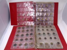 Two coin collectors albums containing early 20th century and later English and foreign coinage