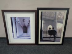 A Myles Sullivan print, Urban Reflections, together with a further Louis Cantillo print,