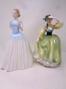 Two Royal Doulton figures - Buttercup HN 2309 and Happy Birthday HN 4393