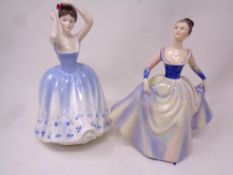 Two Royal Doulton figures - Lisa HN 2394 and Sheila HN 2742