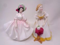 Two Royal Doulton figures - Sunday Best HN 2698 and Happy Birthday HN 3095
