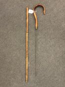 A bamboo sword stick