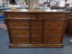 An American Zocalo eleven drawer chest