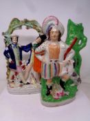 Two 19th century Staffordshire figures