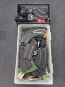 Two crates containing a large quantity of Scalextric cars,