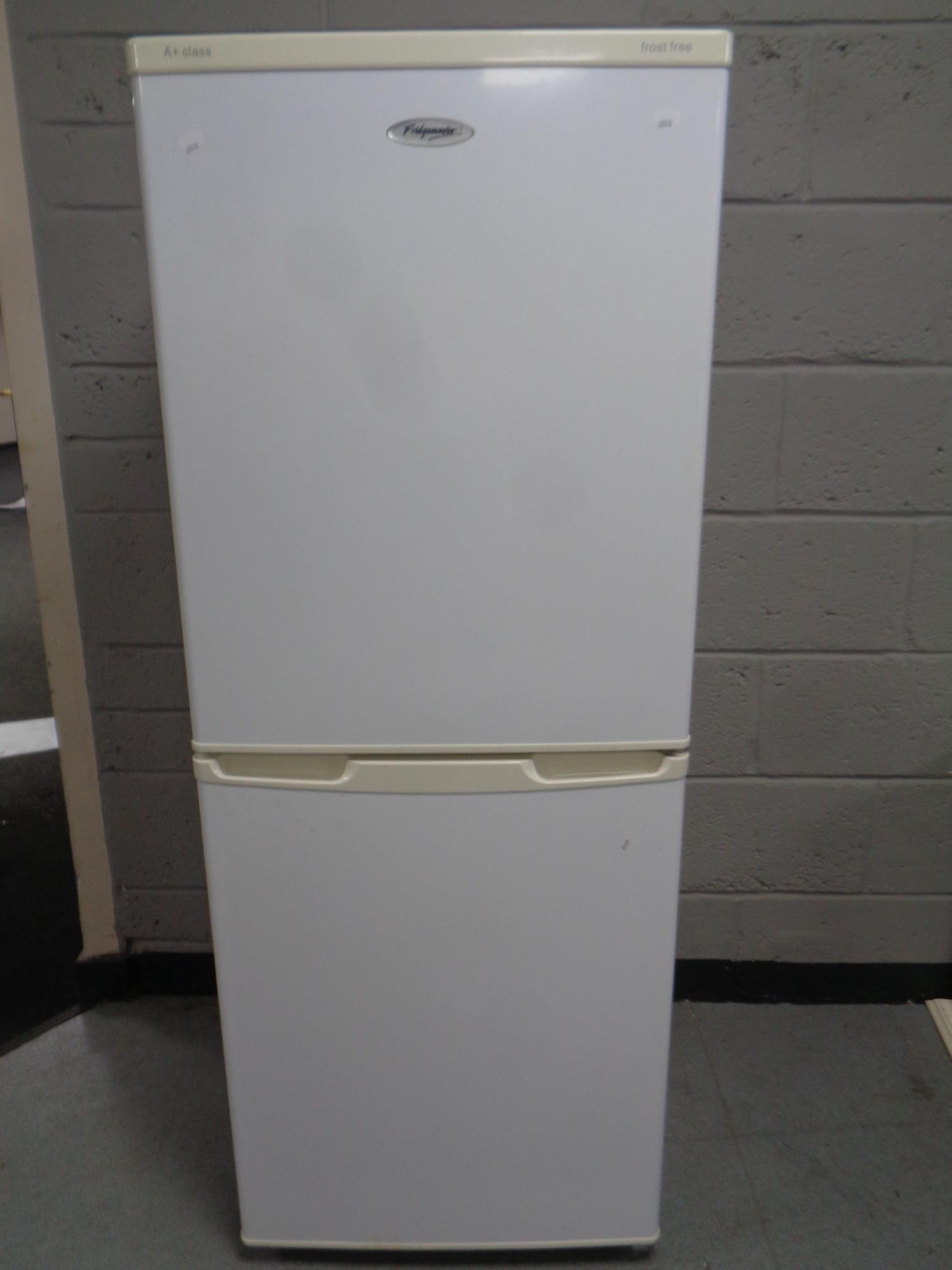 A Fridgemaster frost free upright fridge freezer