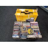 A Kodak printer together with a box containing assorted DVD's and CD's