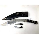 A kukri in sheath