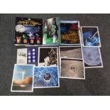 NASA lithographs of Man on the moon and in space,