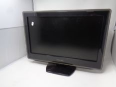 A Toshiba 22" LCD TV DVD with lead,