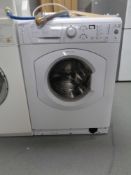 A Hotpoint washing machine