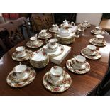 An extensive collection of Royal Albert "Old Country Roses" pattern china comprising a teapot,