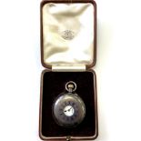 A good silver half hunter pocket watch CONDITION REPORT: In going order